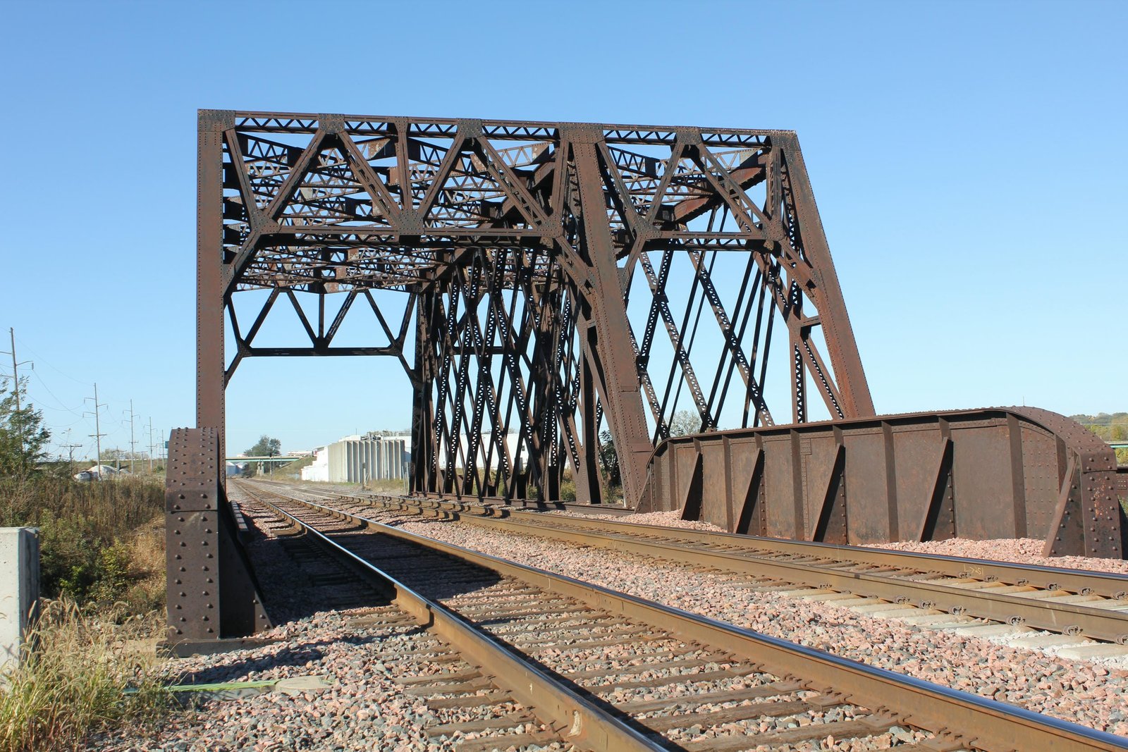 Looking west